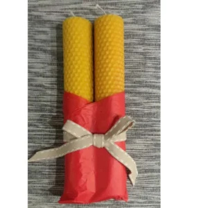 Bee Cozy Λαμπάδα από Φύλλο Κηρήθρας
